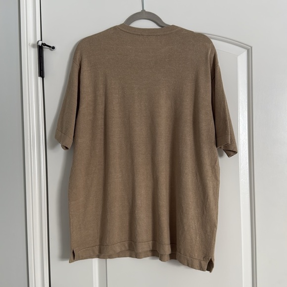 Mango Linen Crew Shirt - Picture 3 of 3